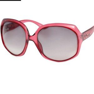 RARE Christian Dior Glossy KDFLF Sunglasses Light Burgundy